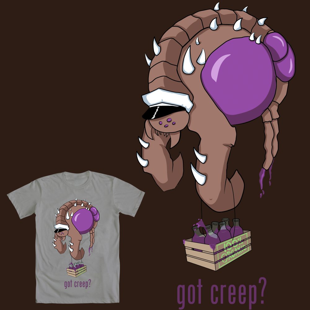 got creep? t-shirt design