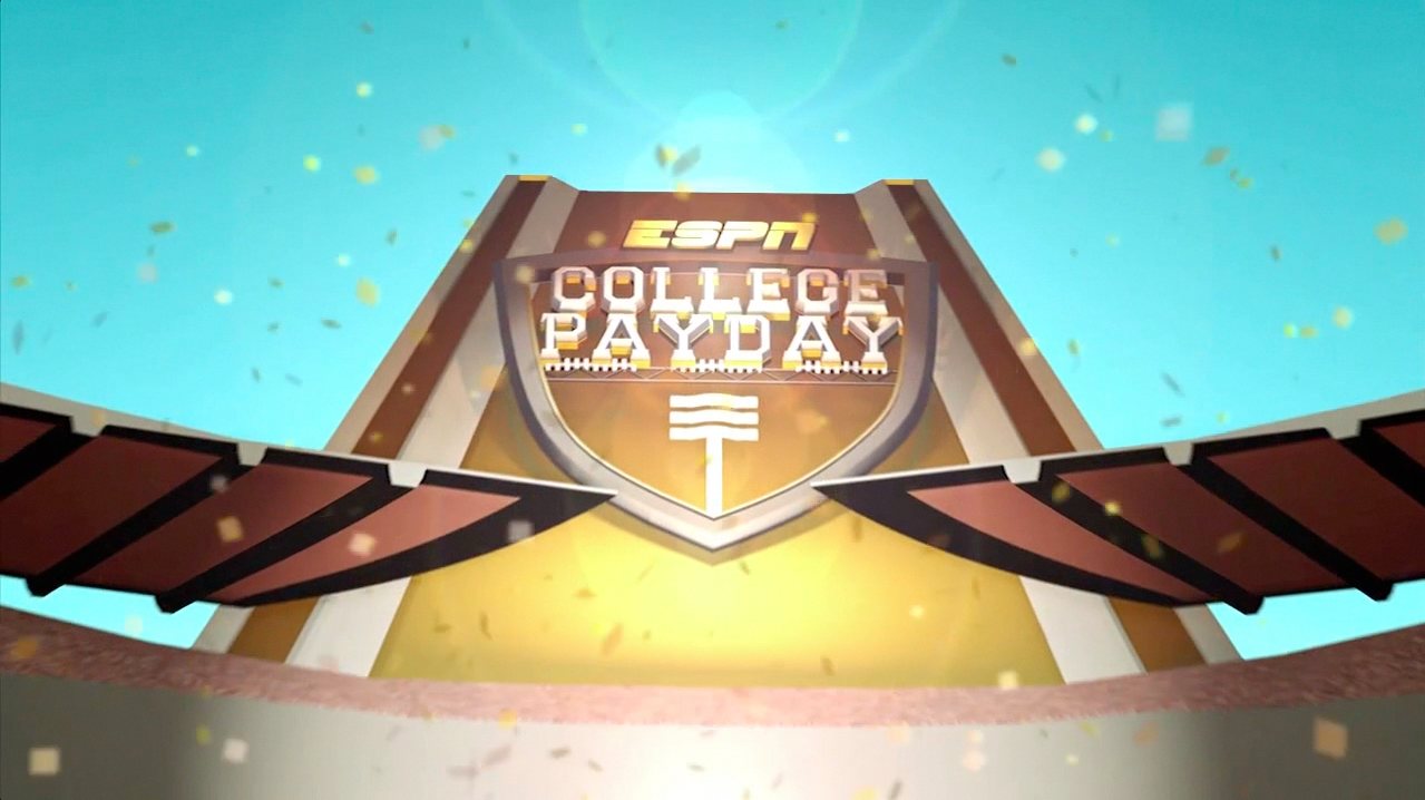 College Payday 3D title render