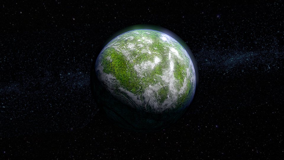 Lush Planet render