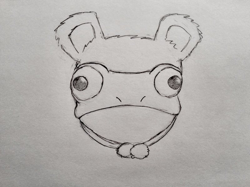 Frog character sketch