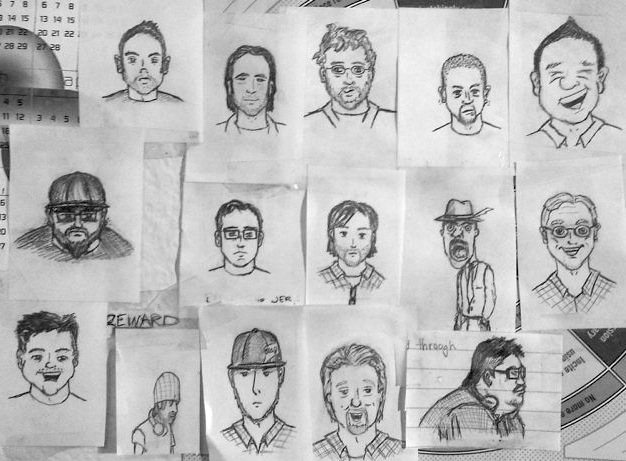 Caricature head studies