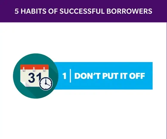 5 habits of successful borrowers